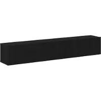 Syfax Ensemble meuble TV 2 pcs Chêne noir Bois d'ingénierie