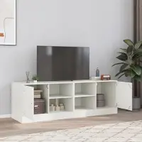 Prolenta Maison Exclusive - Meubles TV 2 pièces Blanc 67x39x44 cm Acier
