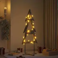 Prolenta Maison Exclusive - Sapin de Noël marron, 149,5 cm, en bois massif, teck