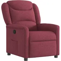 Syfax Fauteuil inclinable Rouge bordeaux Tissu