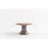 AEA Table de salle à manger ronde Table ronde salon cuisine 135cm Luxe Marbre Tables rondes Nouveau