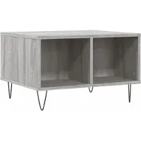 Syfax Table basse Sonoma gris 60x50x36,5 cm Bois d'ingénierie