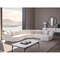 AEA Luxus Wohnzimmer Ecksofa U-Form Set Garnitur Couchtisch Möbel