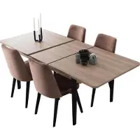 Xl Moebel Gmbh Brauner Rechteckiger Esstisch Esszimmer Möbel Holztische Luxus Möbel