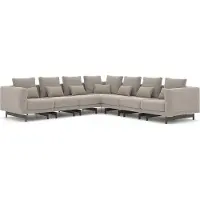 AEA Designer Polstermöbel Ecksofa L-Form Einrichtung Garnitur Polster Textil