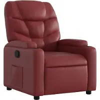 Sonstiges Fauteuil inclinable Rouge bordeaux Similicuir