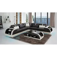 Xl Moebel Gmbh Ledersofa Couch Wohnlandschaft Ecksofa Eck Garnitur Design Modern LED USB Sofa