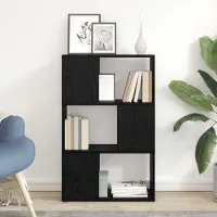 Prolenta Meuble TV exclusif - Ensemble de meubles TV de 60 x 24 x 94,5 cm, en bois noir