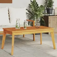 Prolenta Maison Exclusive - Table de jardin 100x55x45 cm en bois massif d'acacia