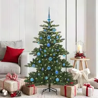 Prolenta Maison Exclusive - Sapin de Noël artificiel pliable, vert, 150 cm, en PVC et acier
