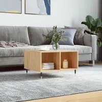 Prolenta Maison Exclusive - Table basse en chêne Sonoma 60x50x36,5 cm Matériau dérivé du bois