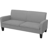 Prolenta Maison Exclusive - Canapé à 3 places 180 x 65 x 76 cm Gris clair