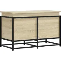 vidaXL Boîte de rangement avec couvercle Sonoma 80x40x51,5 cm Bois composite