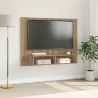 Prolenta Maison Exclusive - Ensemble de meubles TV, 120 x 23,5 x 90 cm, en panneaux de particules imitation chêne artisanal