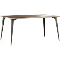 AEA Table de salle à manger design style antique Table de salle à manger moderne Tables salon bois 160x90cm nouveau
