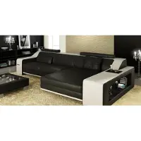 AEA Design Ecksofa Sofa mit USB Polster Sitz Eck Garnitur Sofas Leder L-Form
