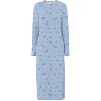 Pieces Robe 'PCFlora' bleu clair / vert foncé / blanc