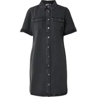 Vero Moda Robe-chemise 'VMJennie' noir denim