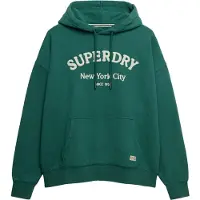 Superdry Sweat-shirt émeraude / blanc