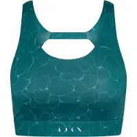 Born Living Yoga Organic Medium Support Sports Top Vert XS Femme
