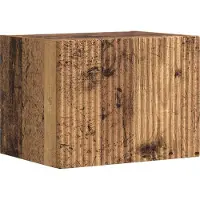 Syfax Meuble TV mural Bois Ancien 39 x 31 x 29,5 cm Bois d'ingénierie