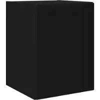 Syfax Meuble TV mural Noir 30 x 31 x 40 cm Bois d'ingénierie