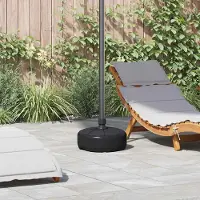 Prolenta Maison Exclusive - Support pour parasol sable/eau 15 L noir