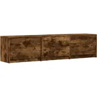 Prolenta Maison Exclusive - Meubles TV en bois massif de chêne fumé