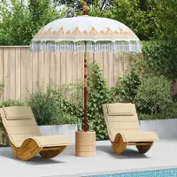 Prolenta Maison Exclusive - Parasol balinais, 190 x 190 x 260 cm