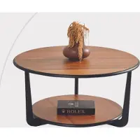 Xl Moebel Gmbh Runder Brauner Zweistufiger Wohnzimmertisch Luxuriöser Couchtisch Möbel