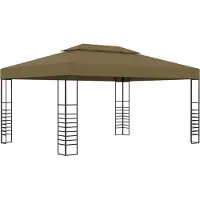 Syfax Chapiteau 3x4 m Taupe 180 g/m²