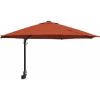 Syfax Parasol de jardin Terre cuite 248 x 248 x 148 cm