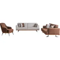 AEA Designer Sofagarnitur zwei Drei-Sitzer Sofas & Sessel für Wohnzimmer