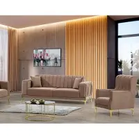 AEA Sofa 3-Sitzer Wohnzimmer-Set Relaxgarnitur Couch Komplettsofa Lounge-Garnitur
