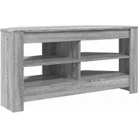 Syfax MeubleTVd'Angle Gris Sonoma 102 x 40,5 x 45 cm