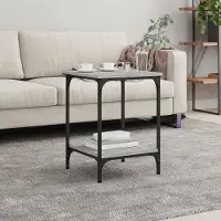Prolenta Maison Exclusive - Table basse Gris Sonoma 40x40x55 cm Matériau dérivé du bois