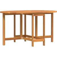 Syfax Table de Jardin Marron 110 x 60 x 72 cm Bois d'Acacia Massif