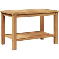 Syfax Table basse Marron 70 x 40 x 45 cm Bois de teck massif
