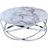 Xl Moebel Gmbh Table basse grise moderne en acier inoxydable
