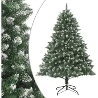 Syfax Sapin de Noël artificiel avec support 240 cm PVC