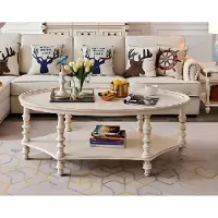 Xl Moebel Gmbh Table basse ovale Salon Design Luxe Table d'appoint bois Table ovale Meubles