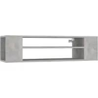 Sonstiges Meuble TV suspendu Gris béton 100x30x26,5 cm Bois d’ingénierie