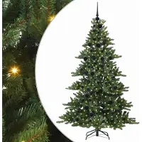 Syfax Sapin de Noël Artificiel à Branches Articulées Vert 180 cm
