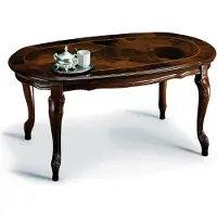 AEA Table basse classique Table de salon Baroque Tables basses en bois massif