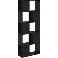 Syfax Ensemble meuble TV Noir 60 x 24 x 156 cm Bois d'ingénierie