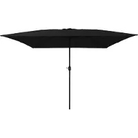 vidaXL Best Möbel Gartenparasol Noir 295 x 295 x 245 cm Polyester et acier - Parasols CL9426992 1parcel