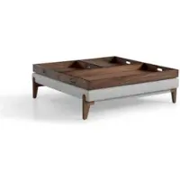 Xl Moebel Gmbh Table de salon design Tables Table basse Table 120x120cm