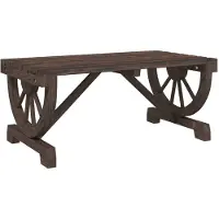 Syfax Table basse de jardin 90x50x40 cm en bois massif de sapin