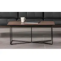 AEA Table basse Bureau Salon Design Table basse Moderne Marron Nouveau