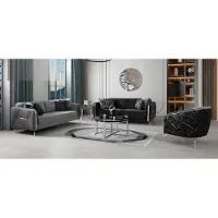 AEA Modern Sofa Set 3 tlg Wohnzimmer Luxus Sofagarnitur 3+3+1 Sitzer Möbel